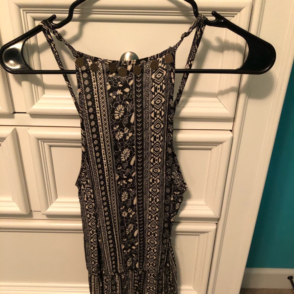 Black and white american eagle romper